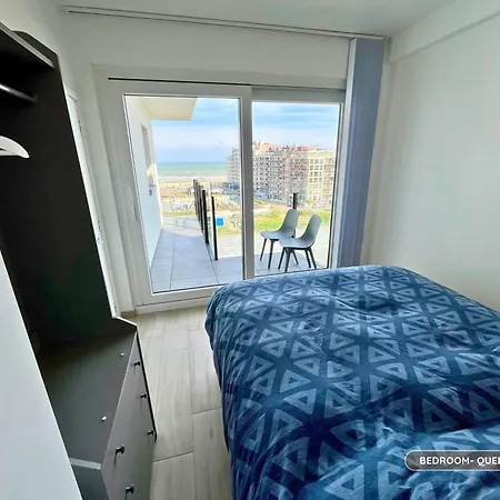 Le Sea View - Face A La Et Terrasse A Westende - Ideal Couple - 5min A Pied De La - Wifi 아파트 미들케르케