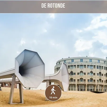 Le Sea View - Face A La Et Terrasse A Westende - Ideal Couple - 5min A Pied De La - Wifi * 미들케르케